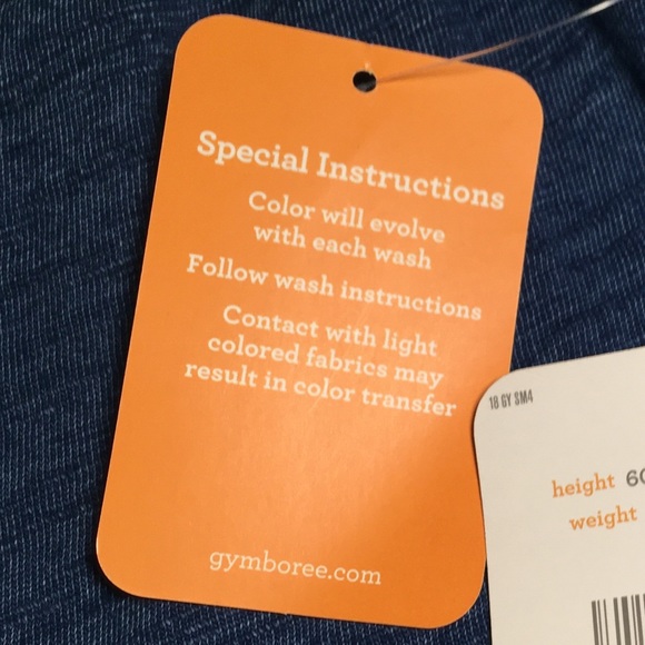 🍍 NWT Gymboree Girls Indigo Tiered Tank Dress XL (14) - Picture 8 of 10